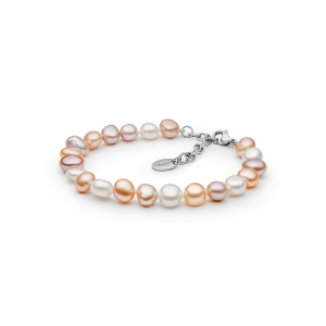 Pulsera de perlas barrocas de agua dulce de 8-9 mm - Gaura Pearls