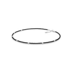 Collar de espinela con perla de agua dulce y plata de ley 925 rodiada – Gaura Pearls