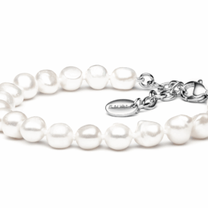 Pulsera de perlas barrocas de agua dulce de 8-9 mm - Gaura Pearls