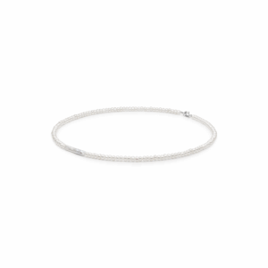 Collar de perlas Biwa de agua dulce con plata de ley 925 rodiada – Gaura Pearls