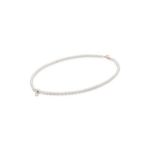 Collar de perlas de agua dulce en plata de ley 925 con baño de oro rosa de 14K – Gaura Pearls