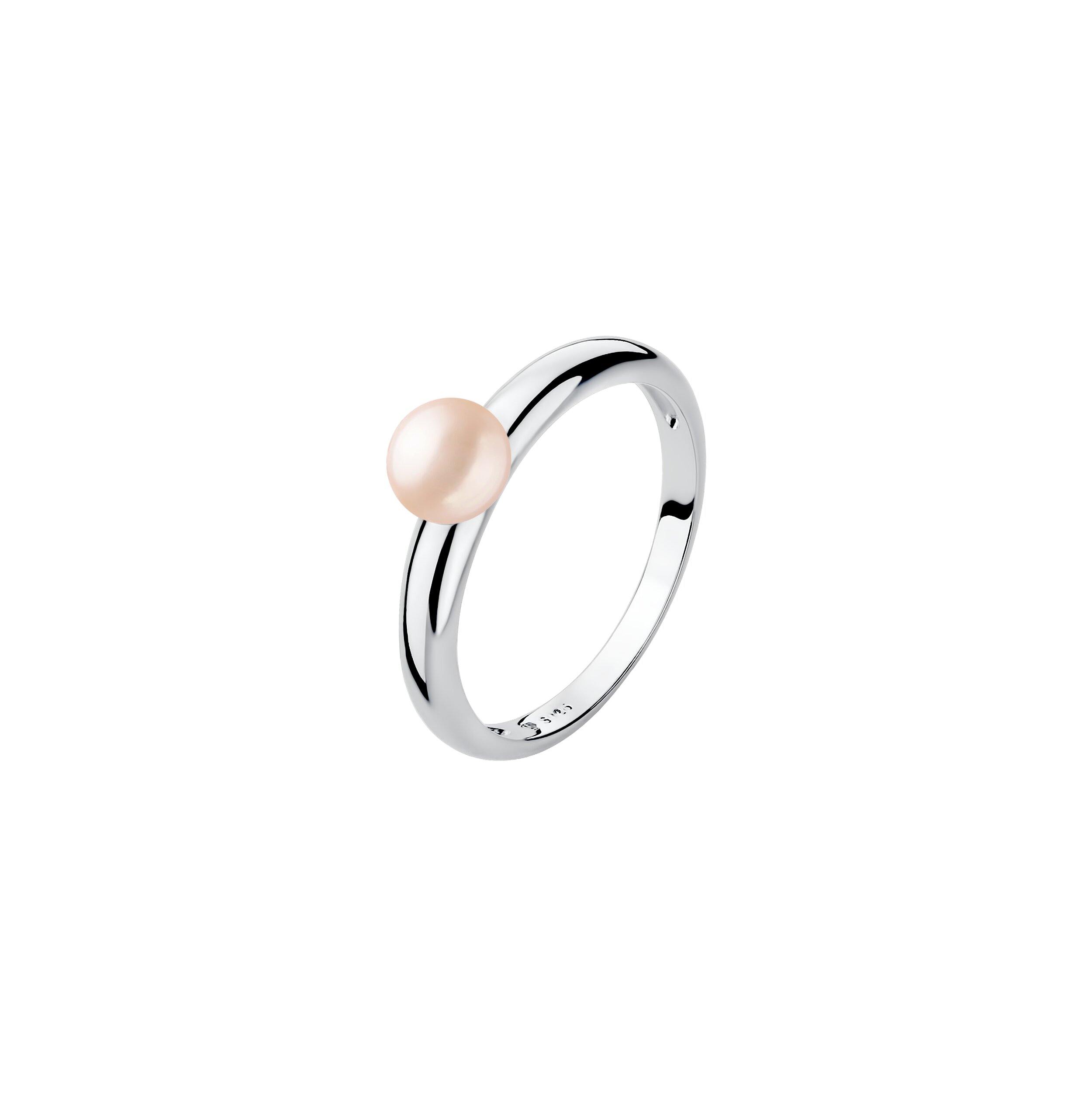 Anillo con perla de agua dulce en plata de ley 925 rodiada – Gaura Pearls - Imagen 3